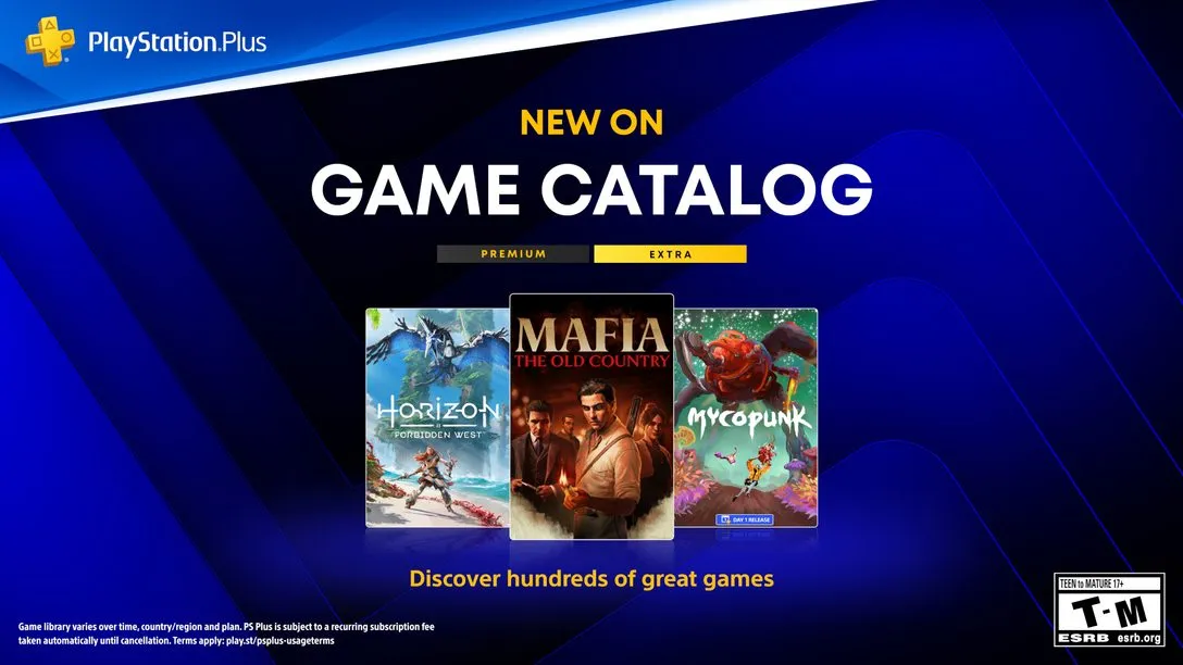 Mafia: The Old Country, Horizon Forbidden West and Mycopunk in Sony’s October PlayStation Plus artwork